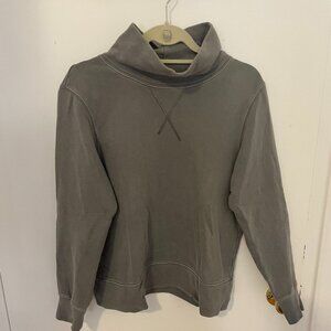 Madewell Grey Cowl Neck Sweatshirt